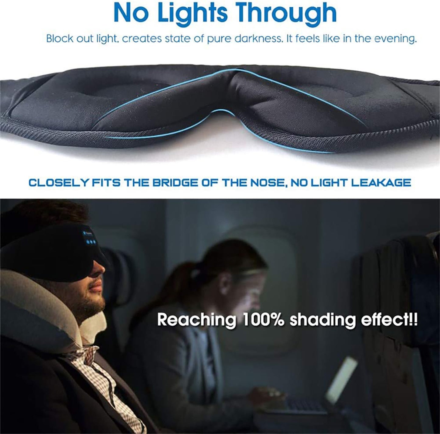 Wireless Music Sleep Mask with Bluetooth