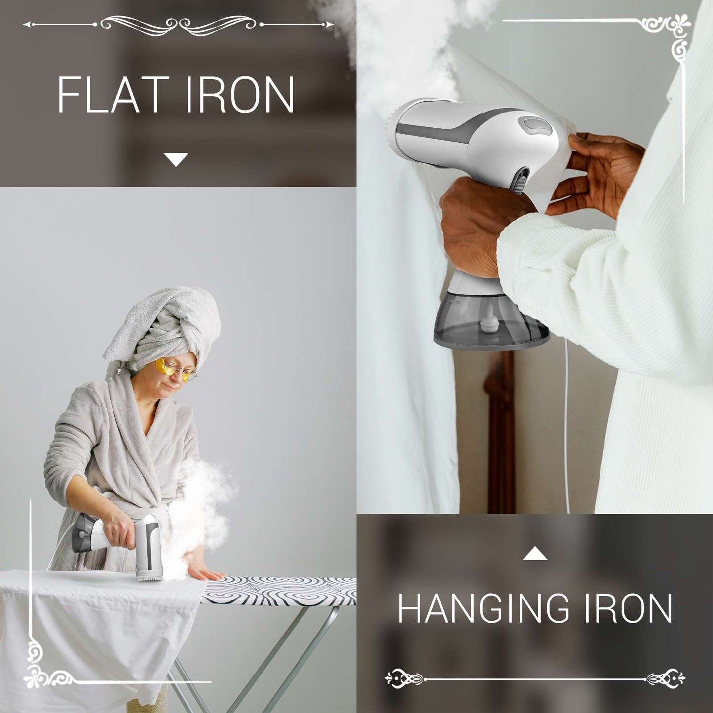 Compact Travel-Friendly Clothes Steamer