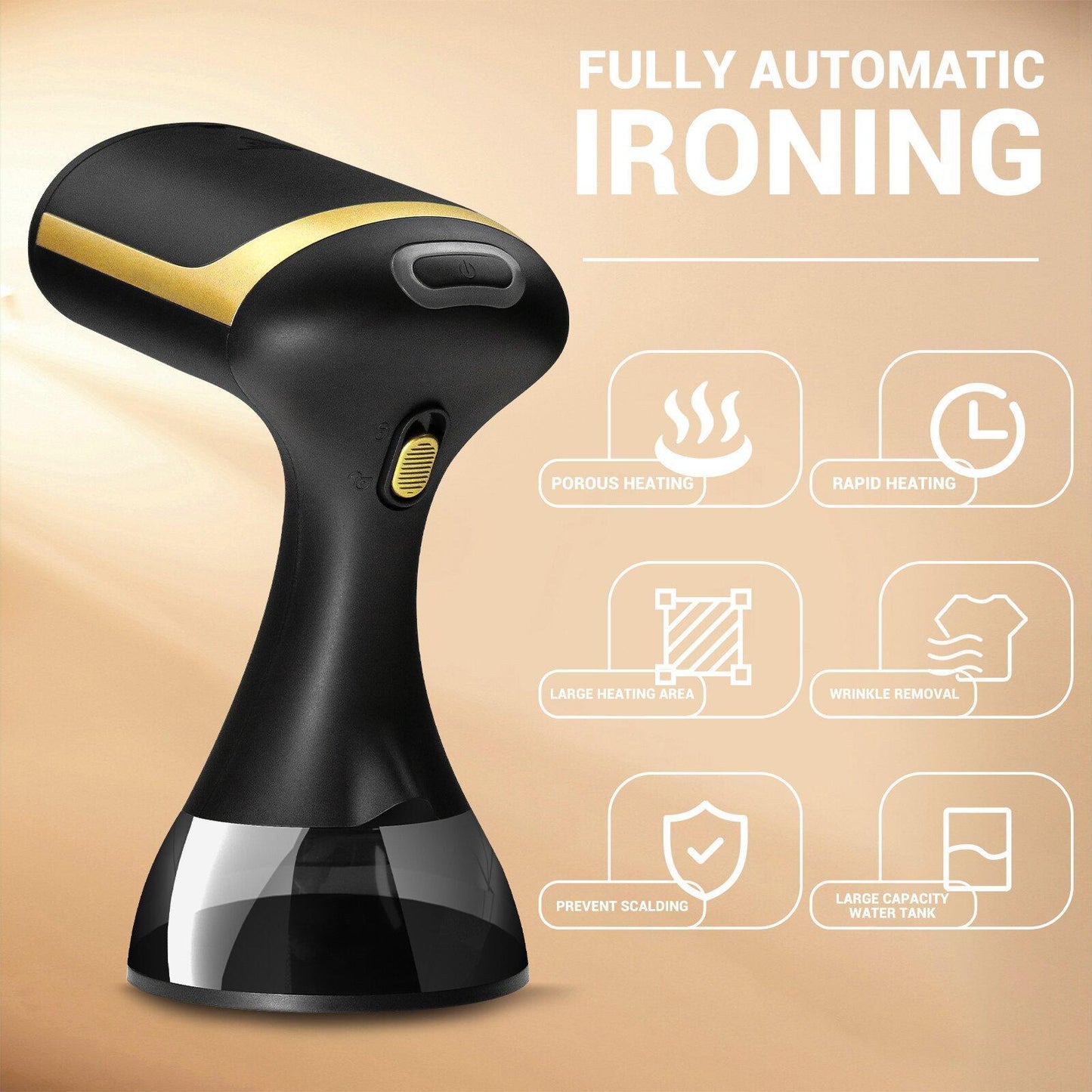 Compact Travel-Friendly Clothes Steamer